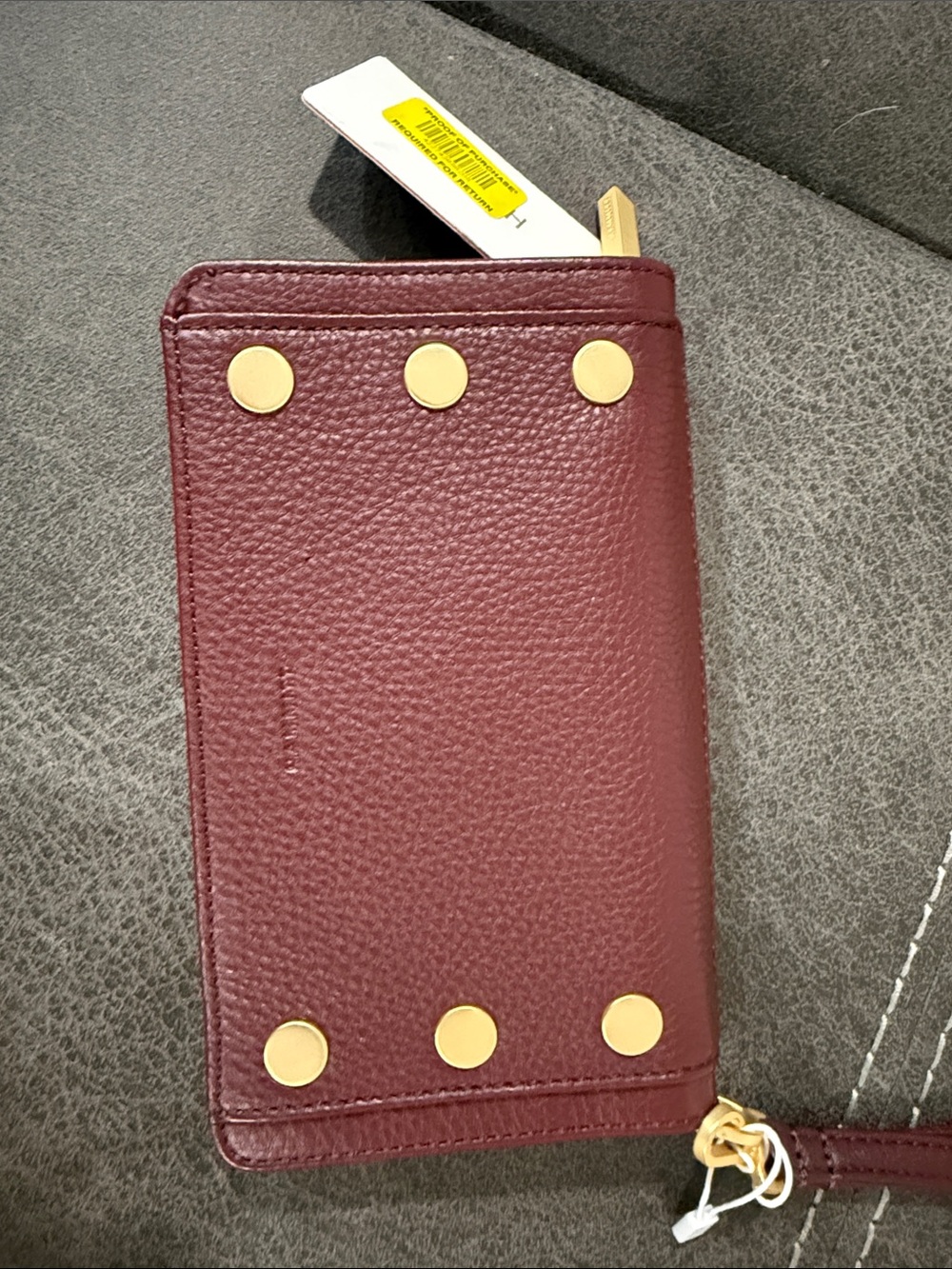 NWT  Hammitt Bryant Wallet/ Wristlet in Cherrywood Pebble - Picture 4 of 5